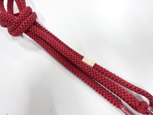 未使用品　正絹　手組帯締め